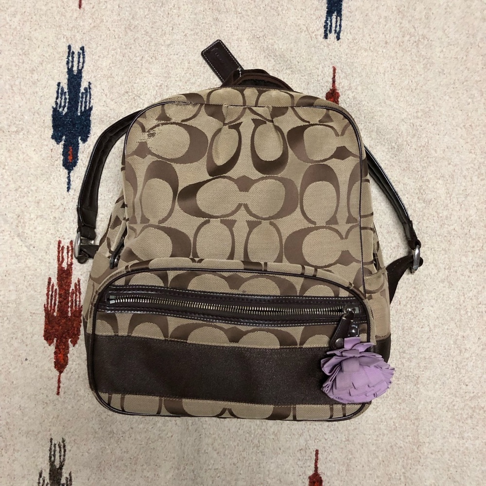Coach Vintage Monogram C Backpack - image 1